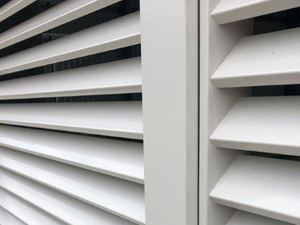 Louvre and slat screens we have installed – same framing as laser cut panels