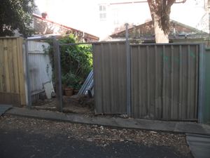 Old Fence Before we Replaced It Inner Sydney