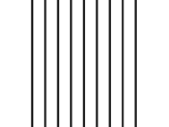Aluminium Spear Top Fence Kit (Complete Panel)