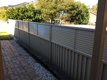 Colorbond Fence Panel with 300mm LOUVRE Inserts
