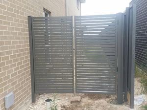 Slat Double Gate