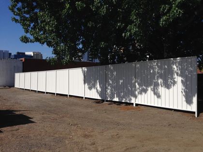 Colorbond fence in Parramatta