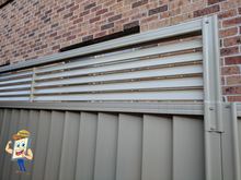 Louvre Colorbond Fence Extension