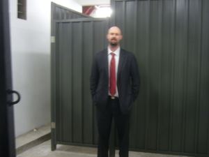 Colorbond fencing, Westpac Bank, Pitt St Sydney